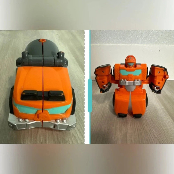 TRANSFORMERS RESCUE BOTS ACADEMY HOIST Flatbed Toy Truck Academy Rescue Team - Picture 1 of 5